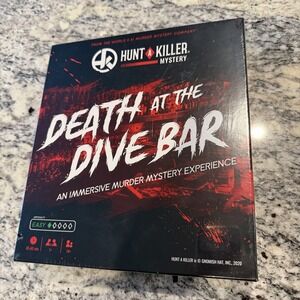 Hunt A Killer Death The Dive Bar Murder Mystery Game Crime Detective NEW, SEALED
